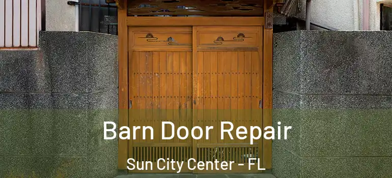  Barn Door Repair Sun City Center - FL