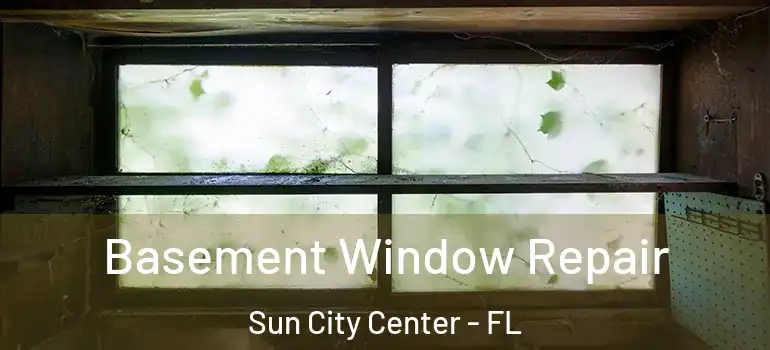 Basement Window Repair Sun City Center - FL