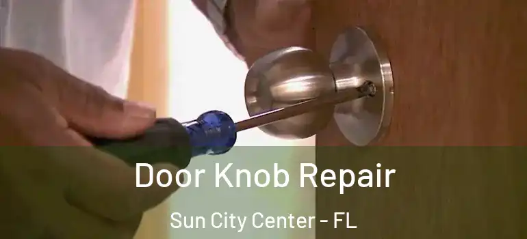  Door Knob Repair Sun City Center - FL