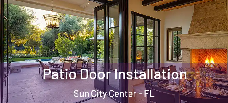  Patio Door Installation Sun City Center - FL