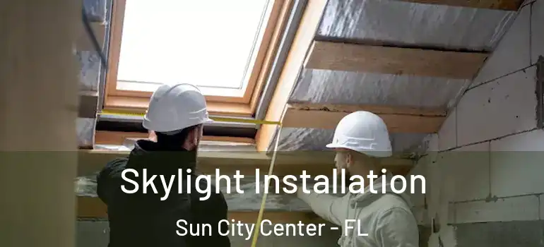  Skylight Installation Sun City Center - FL