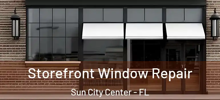  Storefront Window Repair Sun City Center - FL