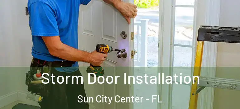  Storm Door Installation Sun City Center - FL