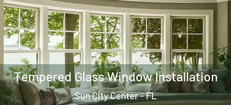  Tempered Glass Window Installation Sun City Center - FL