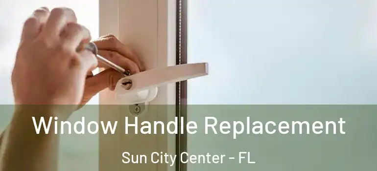  Window Handle Replacement Sun City Center - FL