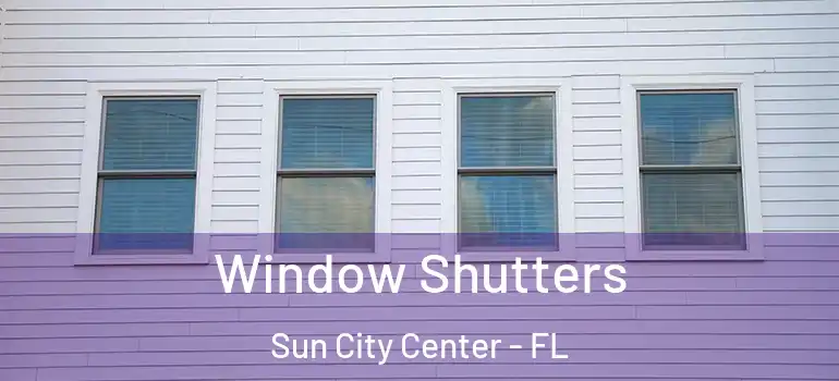  Window Shutters Sun City Center - FL